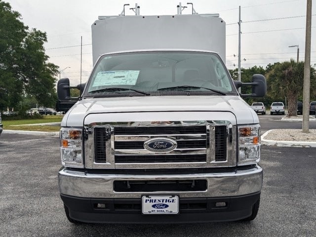 2024 Ford E-350SD Base ALUMINUM CSV HIGH ROOF WITH DOUBLE LADDER RACK